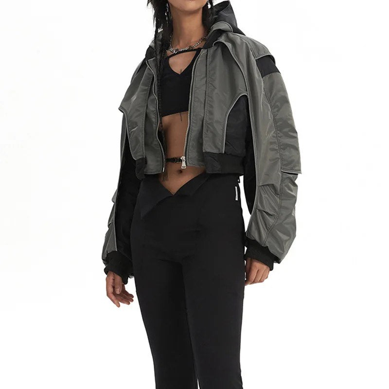 Dakota Patchwork Color Block Jacket