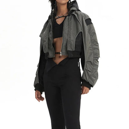 Dakota Patchwork Color Block Jacket